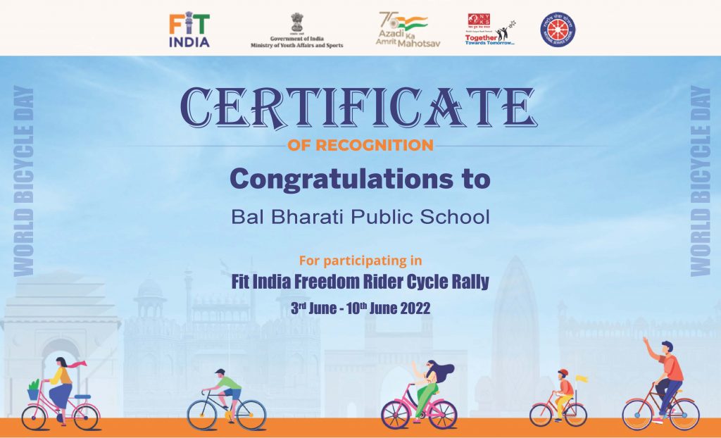 Fit India Freedom Rider Cycle Rally