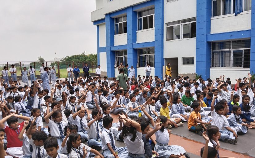 Bal Bharati Public School Roof top water harvesting Seminar 002