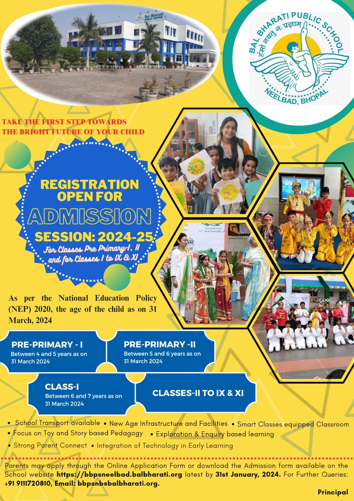 Admission Open for the Session 2024-2025 - Bal Bharati Public School ...