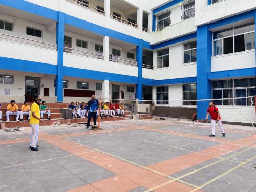 Glimpses of Inter House Badminton Event