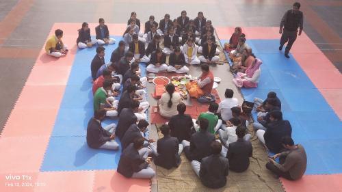 Bal Bharati Public School Neelbad, Bhopal  Hawan Ceremony for Board exams 13-02-2024_003