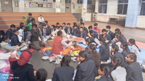 Bal Bharati Public School Neelbad, Bhopal  Hawan Ceremony for Board exams 13-02-2024_005