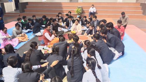 Bal Bharati Public School Neelbad, Bhopal  Hawan Ceremony for Board exams 13-02-2024_006