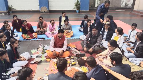 Bal Bharati Public School Neelbad, Bhopal  Hawan Ceremony for Board exams 13-02-2024_007