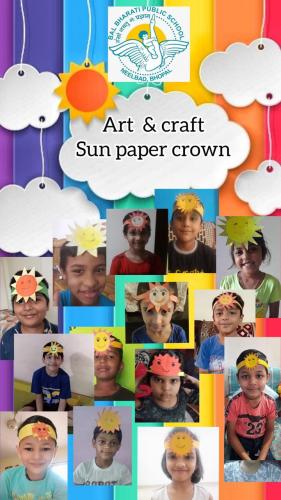 Paper Craft Sun Crown Activity