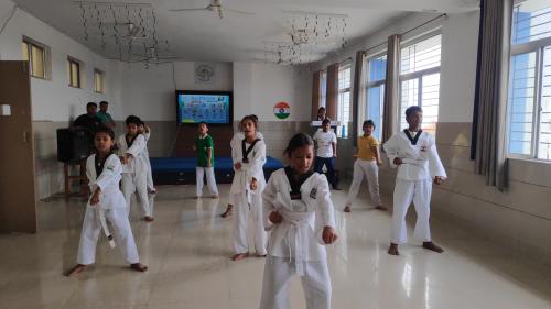 BBPS students in Taekwond