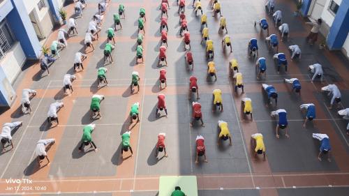 BBPS Neelbad Surya namaskar January-24-13