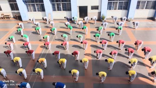 BBPS Neelbad Surya namaskar January-24-17