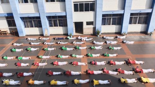 BBPS Neelbad Surya namaskar January-24-21