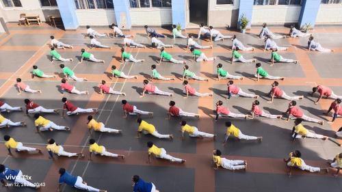 BBPS Neelbad Surya namaskar January-24-25